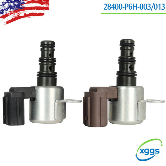2Pc Transmission Shift Control Solenoid Valve B&C Kit Set for Honda Accord for Acura