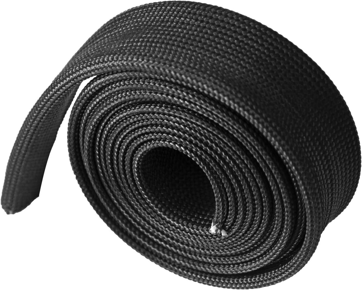 Adjustable 10ft - 15mm (5/8) wire fuel line with fiberglass-wrapped heat hose.