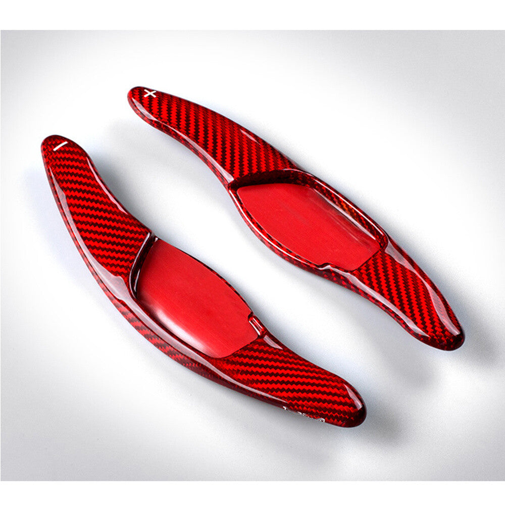 Red Carbon Steering Wheel Paddles Shifter For Toyot@ for Camry / for Corolla /RAV4 /Zelas