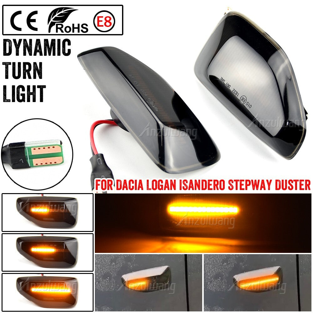 Dynamic Side Marker Light for Dacia Logan MCV II Sandero Stepway Duster II