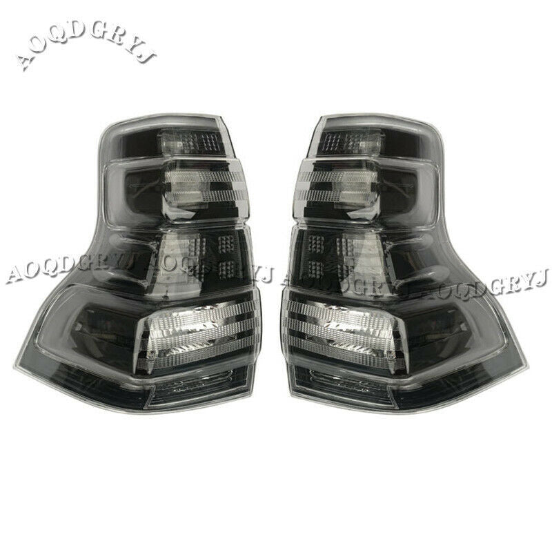 1set Black Smoke Tail Light Rear Lamp LED Fits for TOYOTA PRADO FJ150 2014-2017
