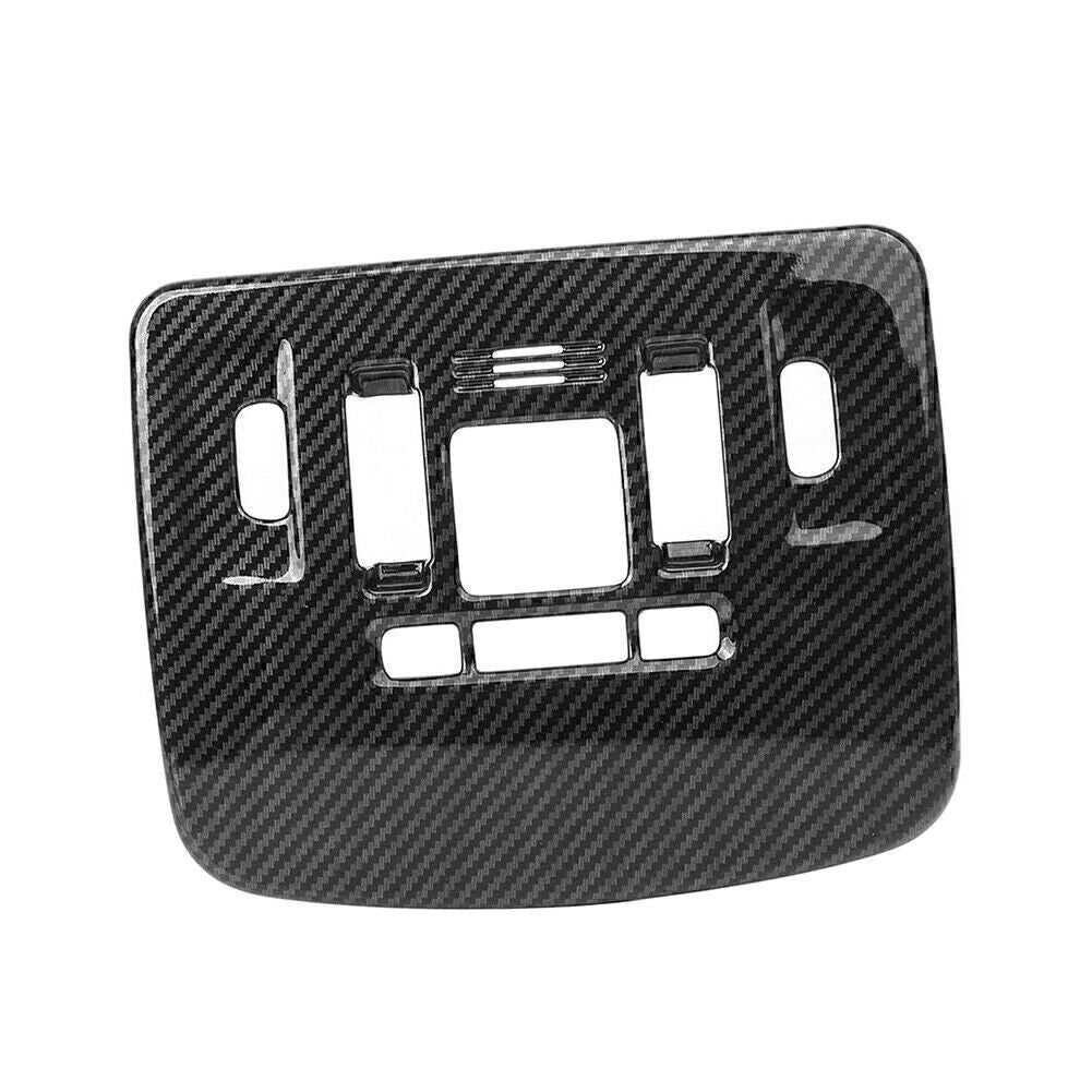 Front Reading Light Lamp Cover Trim for Toyota for Camry 2018-2019 Carbon Fiber ABS