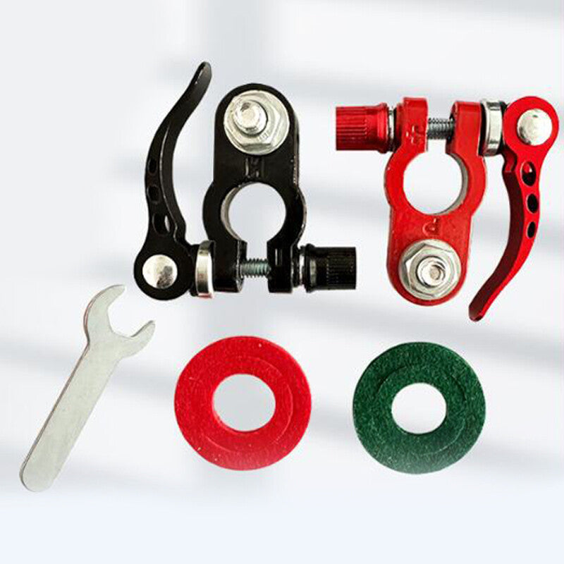 2-pack of 12V/24V automotive roof pillar battery terminal cable clip connectors