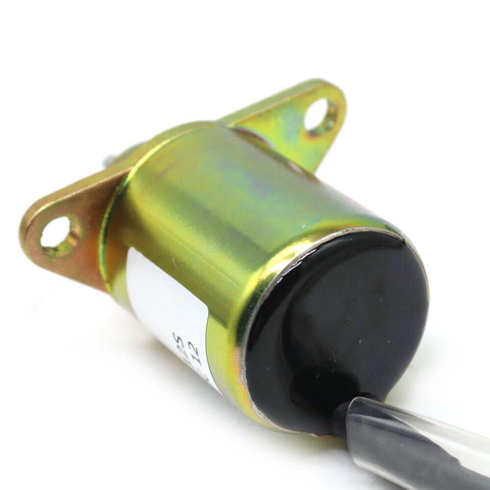 Fuel shut-off solenoid valve 119233-77932, new, suitable for modern Yanmar engines.