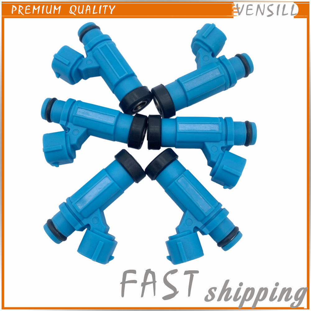 6X Fuel Injector 4-Hole 15710-93J00 for Suzuki Outboard 200HP 250HP 225HP DF