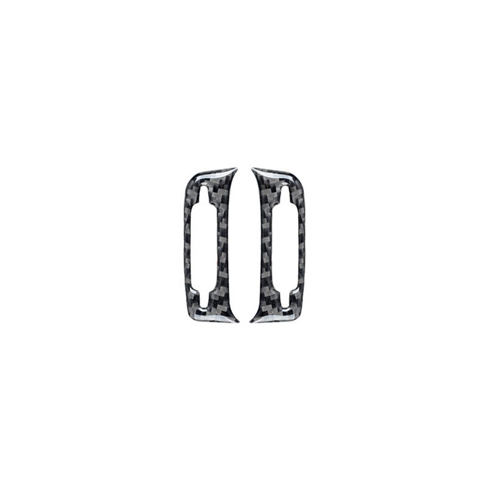 2pcs Carbon Fiber Interior Vent Outlet Cover Trim for Subaru Forester 2009-2013