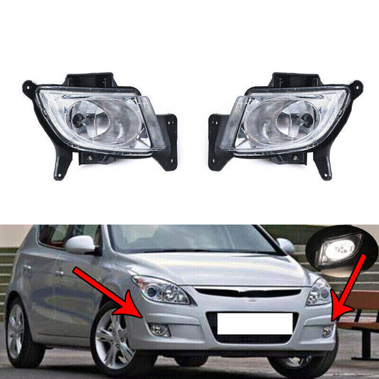 Front Bumper Fog Lights Fog Lamps Left+Right For 2007 2018-2012 for HYUNDAI I30