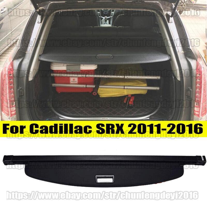 Black Trunk Shielding Shade Cargo Cover for Cadillac SRX 2011-2016