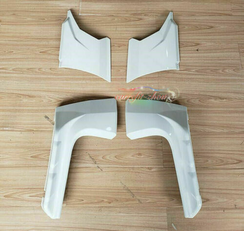 4X for HONDA CR-V CRV 2020-2022 WHITE FRONT REAR BUMPERS LIP SIDE SKIRT SPLITTER