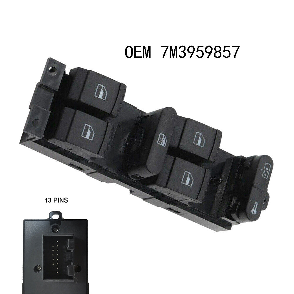 for VW Sharan 2000-2006 Electric Master Window Control Switch-10 Pin 7M3959857 1