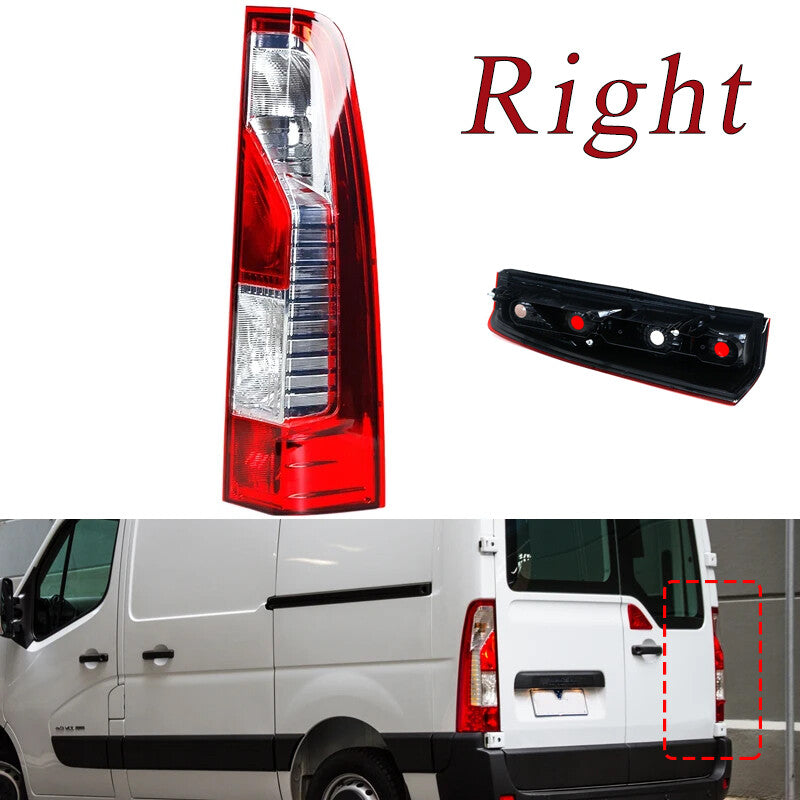 Right Rear Tail Light Cover for Renault Master FV Van JV Bus 2010-2024