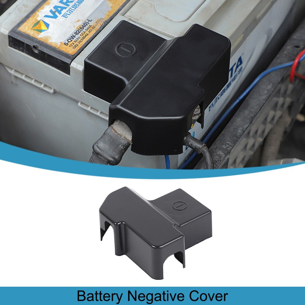 Black Battery Negative Protection Cover Cap Trim for Ford F150 F-150 2015-2020