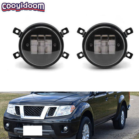 Suitable for Nissan Frontier 2010 - 19 and Xterra 2005 - 15 LED front fog lights with brackets LHRH
