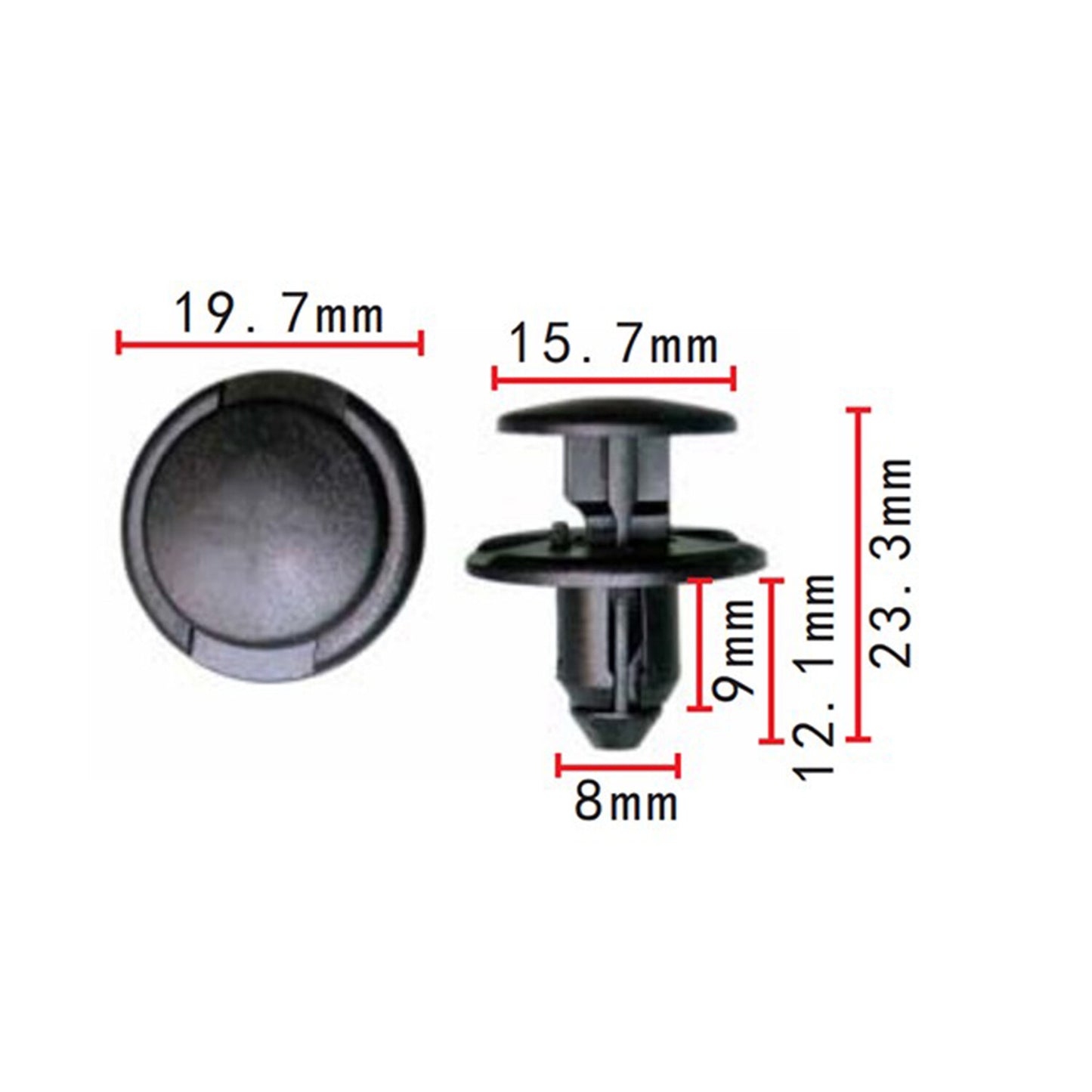 10 Car Inner Fender Wells Fender Liner Fastener Clips for GM for Cadillac for Chevrolet
