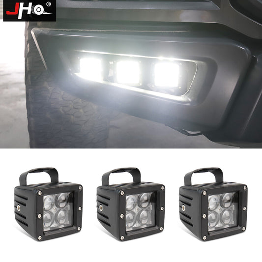 White LED Work Light Bar Spot Flood Pods Fog Lamp for Ford F-150