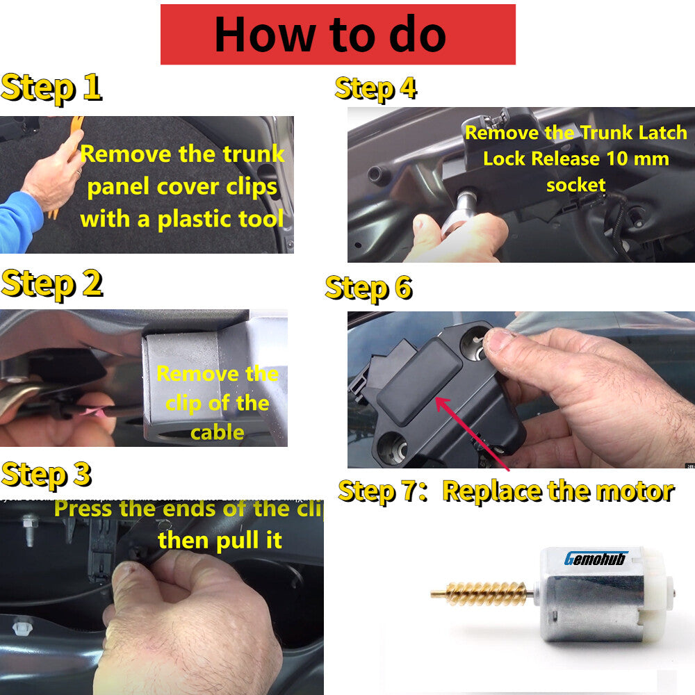 For 2011-2016 for Hyundai for Elantra Trunk Lock Actuator Latch Release Door Lock motor