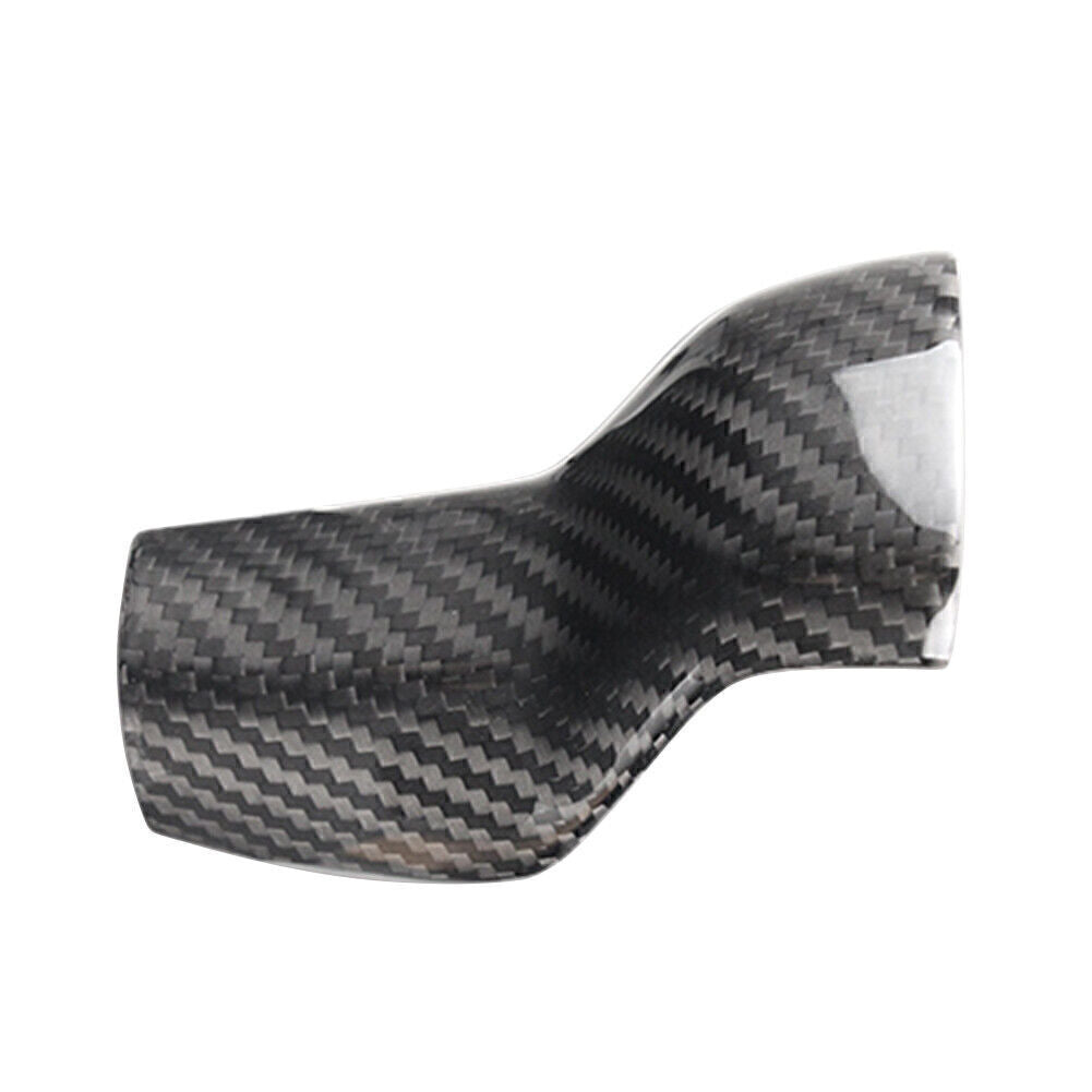 Interior Gear Shift Knob Cover Trim Fit for Cadillac XT4 2018-2020 Carbon Fiber
