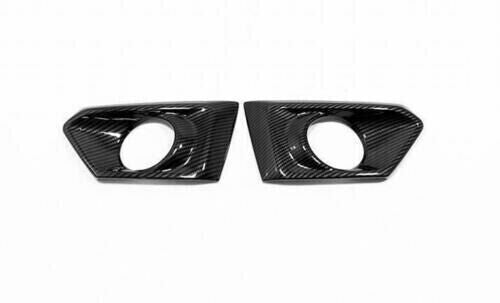 for Nissan Teana Altima 19-2022 Carbon Fiber Front Fog Light Lamp Cover Trim 2P
