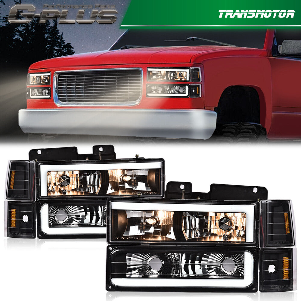 for GMC for Sierra C/K Silverado Black Mold LED