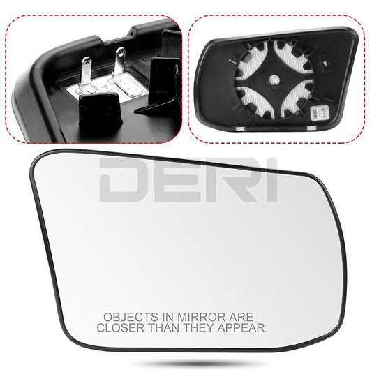 RH Passenger Side Heated Mirror Glass w/ Backing Plate for Nissan 963653TH2A