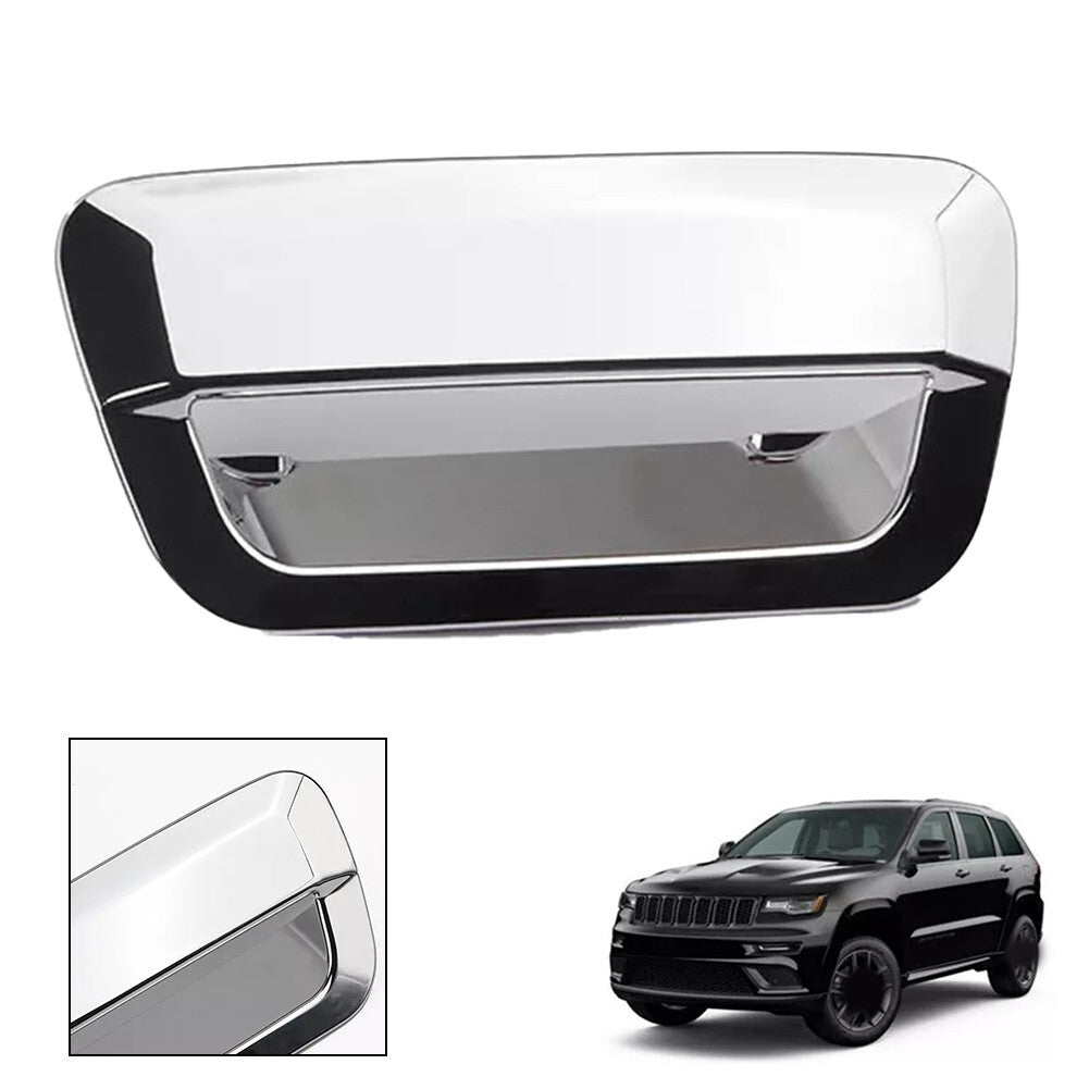 Rear Tail Door Handle Bowl Cover Trim Chrome For Grand For Cherokee 2014-2021