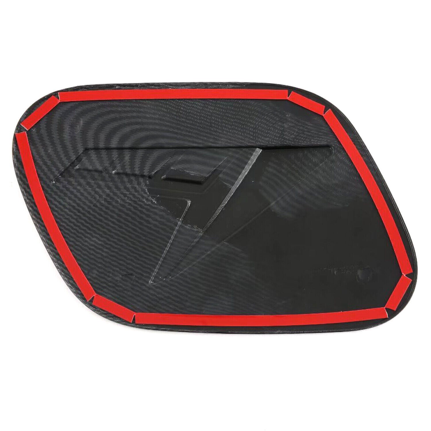 ABS Carbon Fiber Black Oil Fuel Tank Cap Cover Trim for Kia Sportage NQ5 23-2024