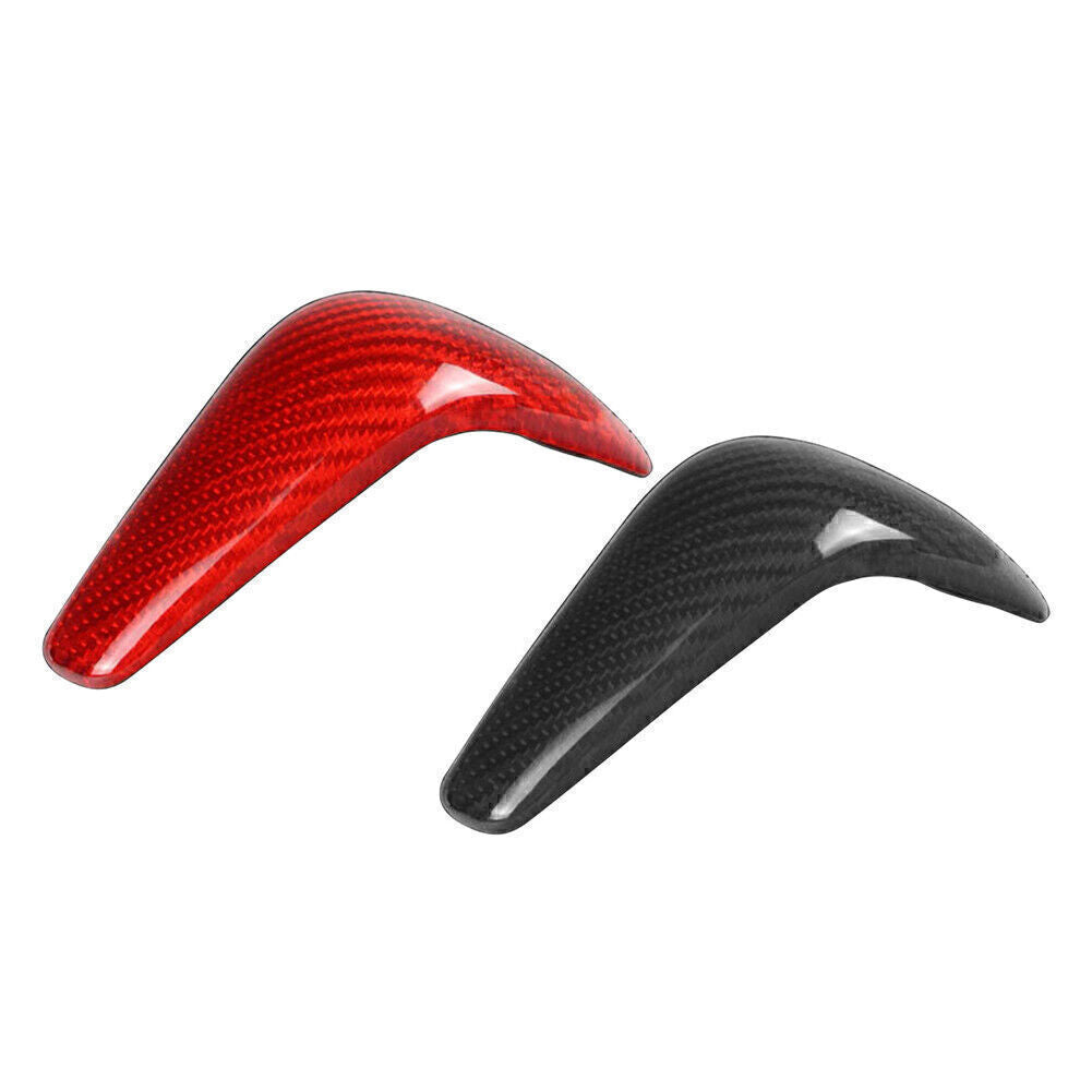 Carbon Fiber Car Gear Shift Knob Cover Trim Fit for Audi A6 2016-2018/A7 2015-2018