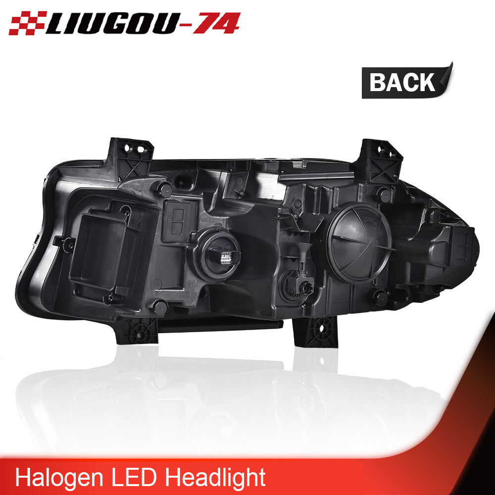 Suitable for 15-22 for Dodge Charger Halogen LED DRL Projector Headlight for Right-Hand Passenger