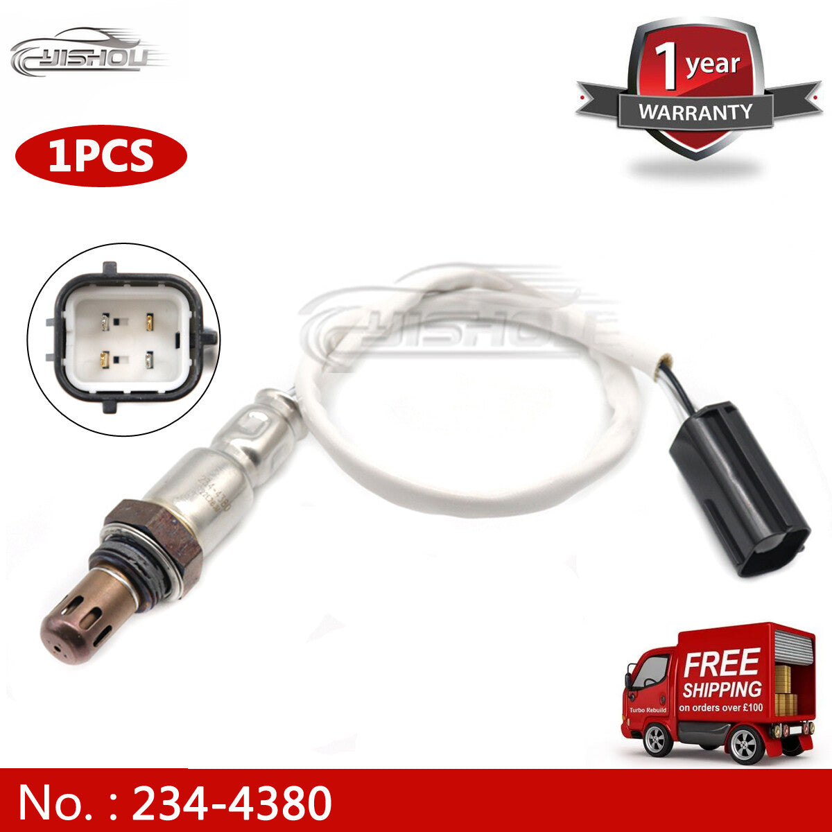 234-4380 Oxygen (O2) sensor downstream applications include for Nissan Sentra Maxima Versa Murano Rogue