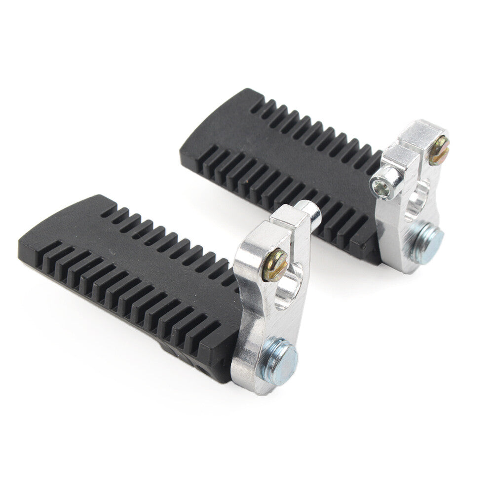For 43cc 47cc 49cc Pocket Dirt Bike for Mini Scooter Foot Pegs Rest Pedals w/ Clamps