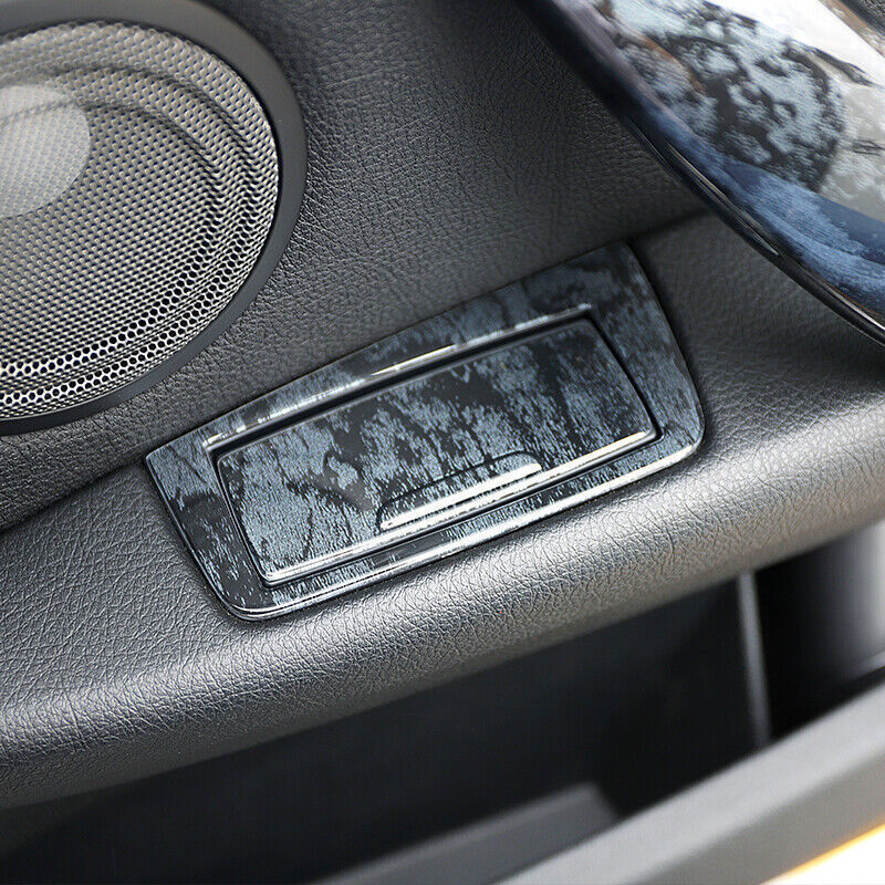 for BMW 3 4 Series GT 2014-2018 Black Wood Door Window Switch Lift Cover Trim 8P