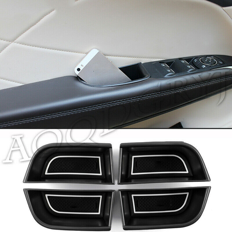 for Lincoln MKZ 17-20 Armrest Box Door Handle Storage Glove Box Holder Organizer
