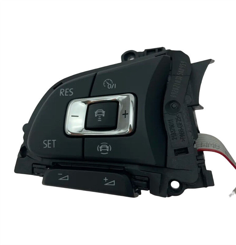 Car steering wheel buttons with multiple ACC (Adaptive Cruise Control) controls, suitable for Volkswagen E- for Golf for Jetta 5G0959442AB, 2014 ~ 2021.