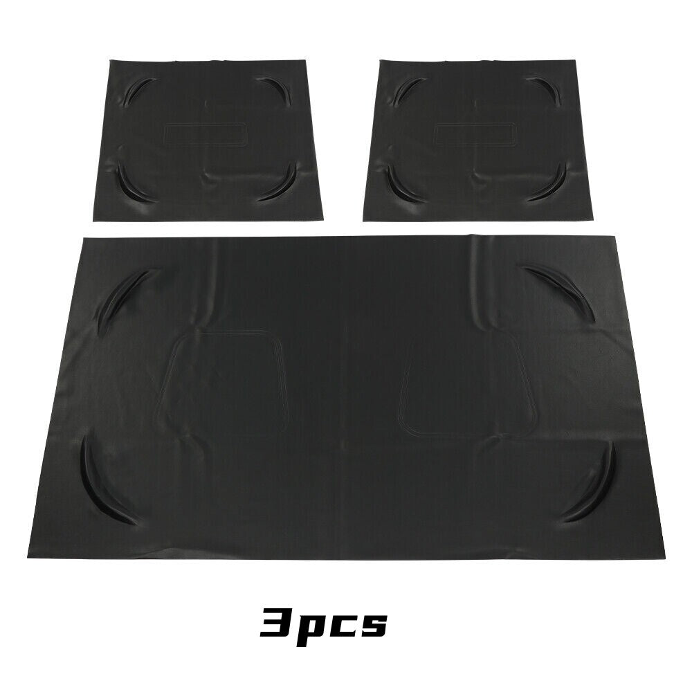 3 Front for Seat Cover Parts For Club Car for DS 1982-2000.5 for Golf Carts Black Leather