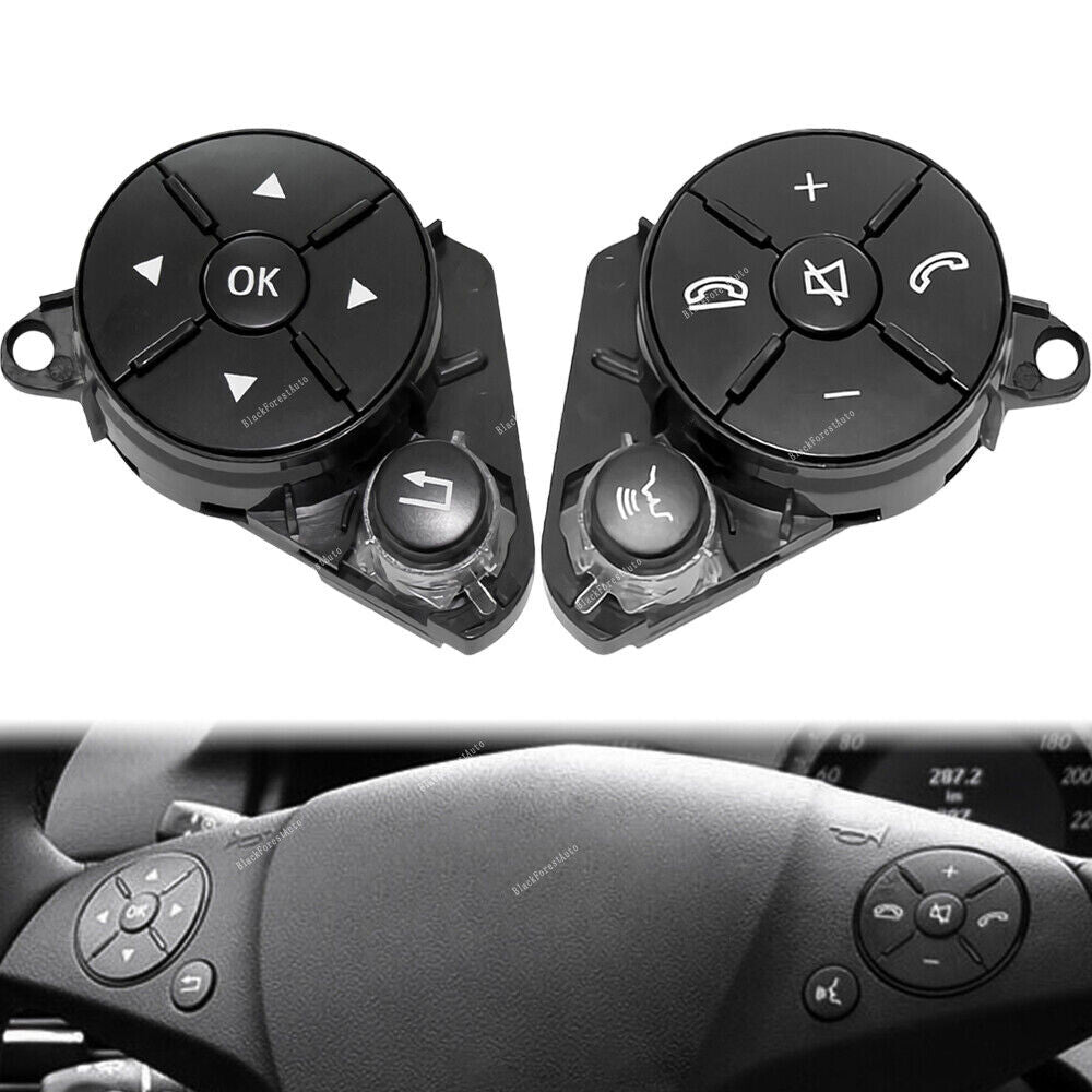 Front Steering Wheel Switch Button RHLH for Benz W204 W212 C/E/GLK-CLass 08-15
