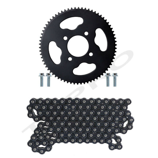 Go-kart 4WD off-road vehicle, all-terrain vehicle, 70T, sprocket and gear set 219H 112, chain kit