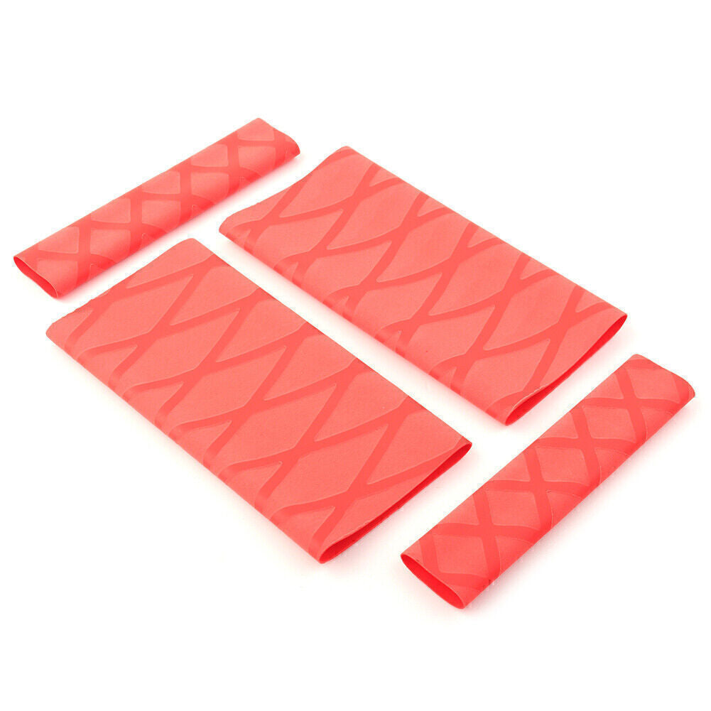 Non-Slip Handlebar Sleeve Heat Shrinkable Grip Cover Fit for BMW R1200GS R1250GS Red