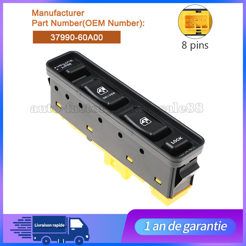 COMMANDE LEVE VITRE BOUTON 37990-60A00 POUR for SUZUKI VITARA I 88-97 NEUF
