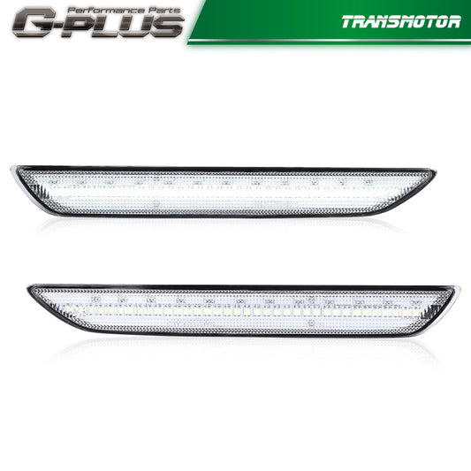 Suitable for 2015-2022 for Ford for Mustang LED rear side marker lights, clear left + right