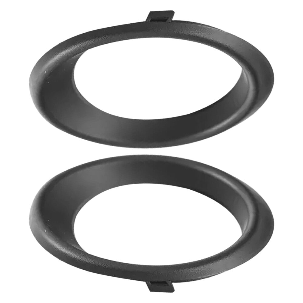 2Pcs For C-Class W204 Front Left+Right Side Fog Lamp Ornamental Molding Black