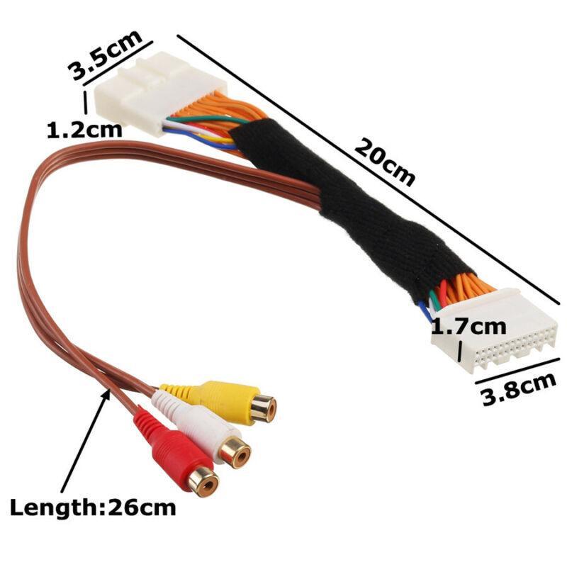 28PIN Touch 2 Entune Display Head Unit AV Video/Audio Cable for Toyota for Lexus
