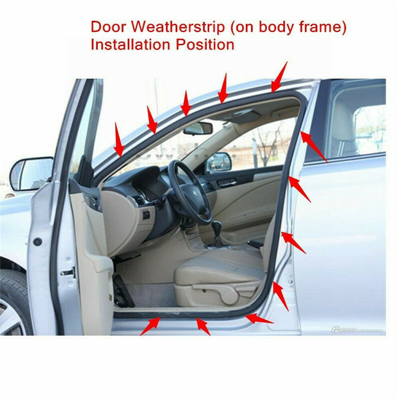 4-piece door rubber Weatherstrip body seals for Honda Accord sedans 2003-2007