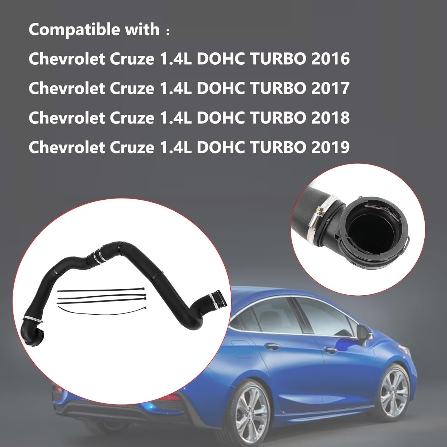 39017739 Engine Intercooler Outlet Hose Fits 2016 - 2019 for Chevrolet for Cruze 1.4L