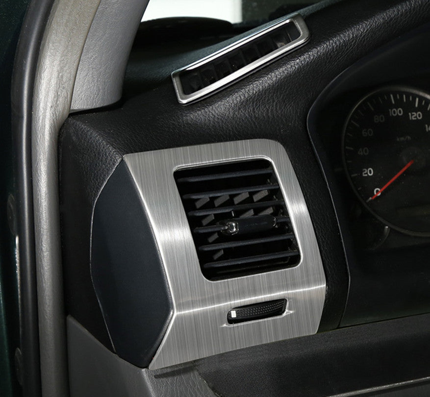 4X Silver Inner Side Air Vent Outlet Cover Trim for Toyota Prado FJ120 2003-2009