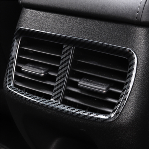 for Hyundai Sonata 2020-2023 Carbon Fiber Inner Rear Air Outlet Vent Frame Cover