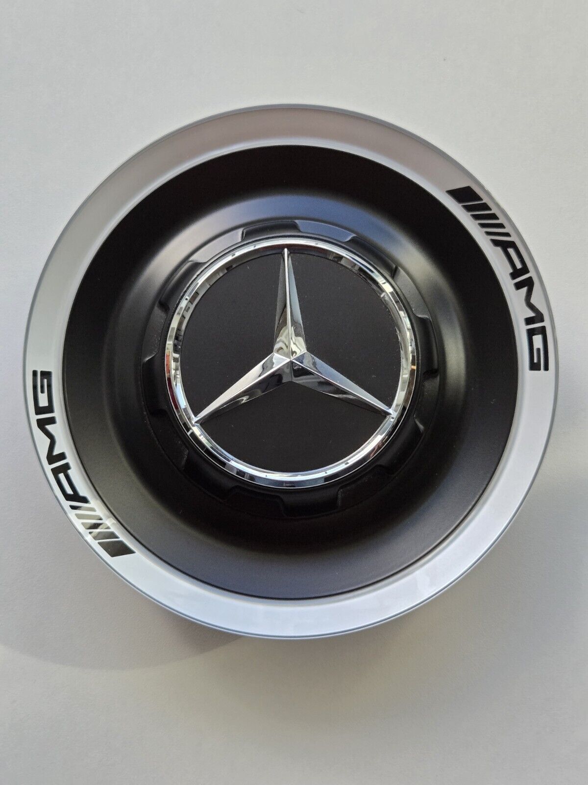 for Mercedes-Benz GT63 S63 SL63 GLS63 E63 AMG Dull Black Center Cap Wheel Caps