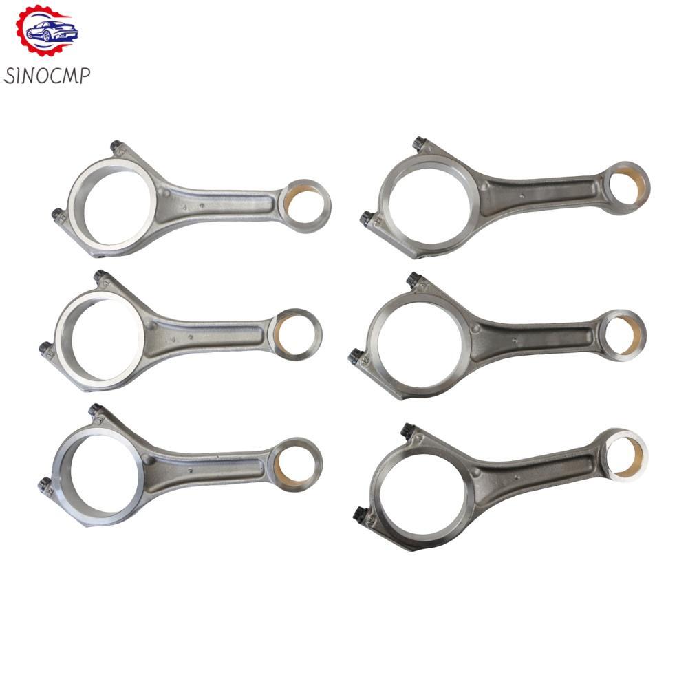 6X CONNECTING CON ROD STD for LAND ROVER for RANGE ROVER for JAGUAR 306DT LR051508 3.0