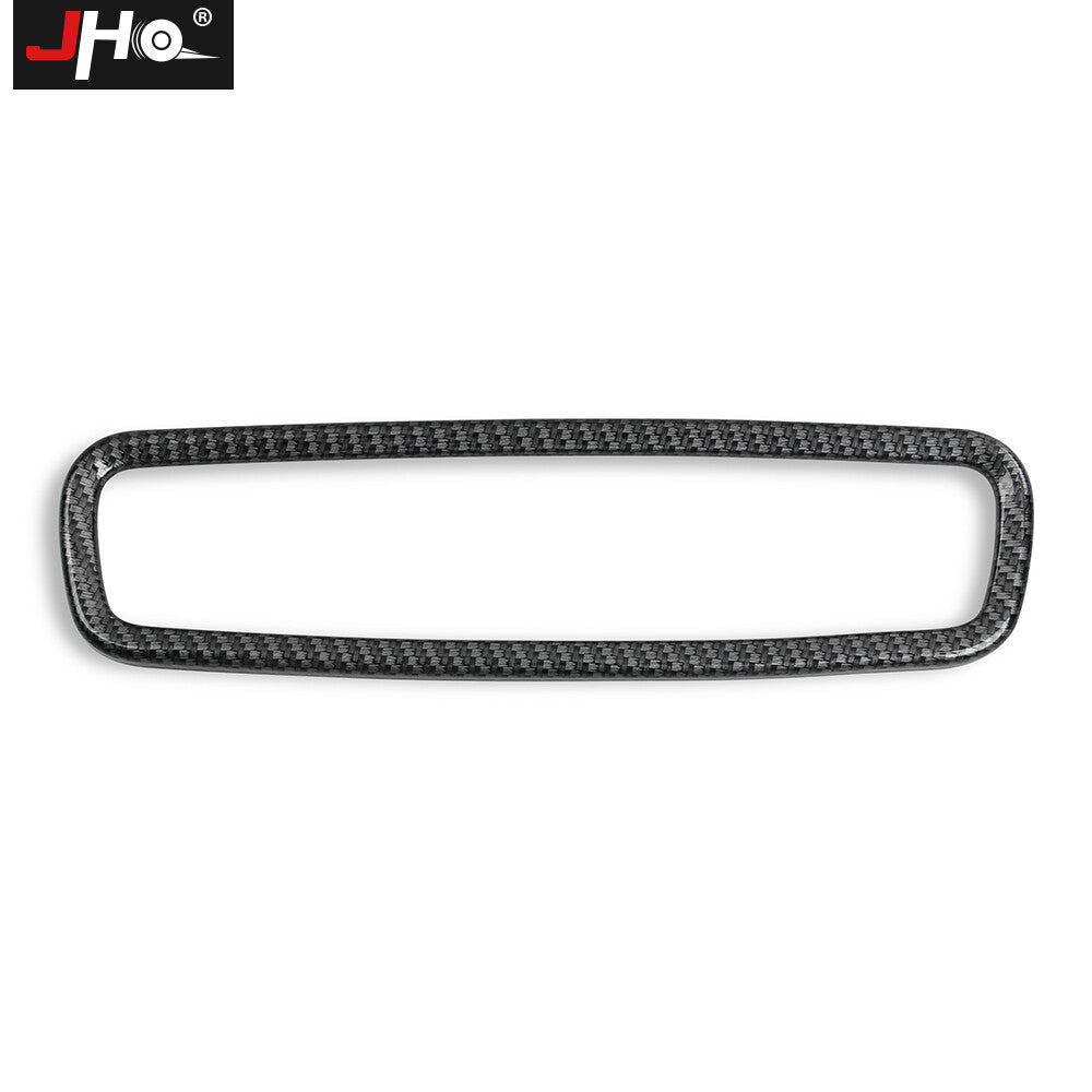Carbon Fiber Inner Rear View Mirror Cover Decor Trim for 2013-2019 for Ford Explorer