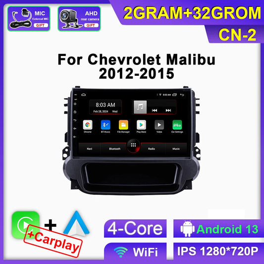 Android Car Stereo Radio for Chevrolet Malibu 2012-2015 CarPlay Auto GPS Player