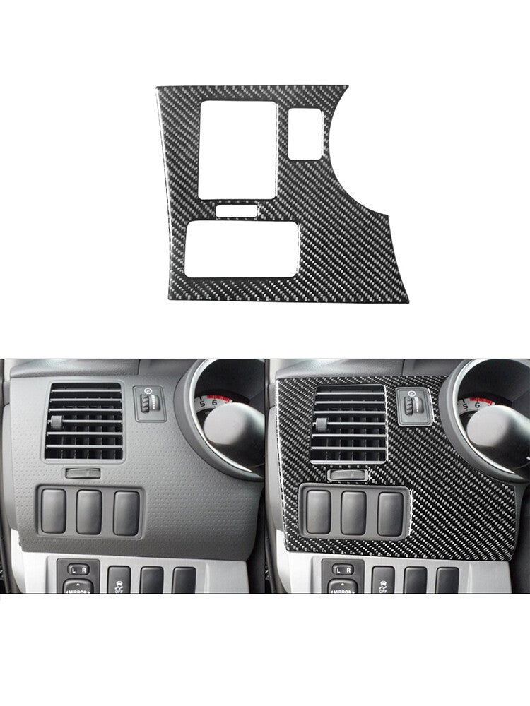 Driver Side Air Vent Trim Cover Decor Carbon Fiber for Toyota Tacoma 2012-2015